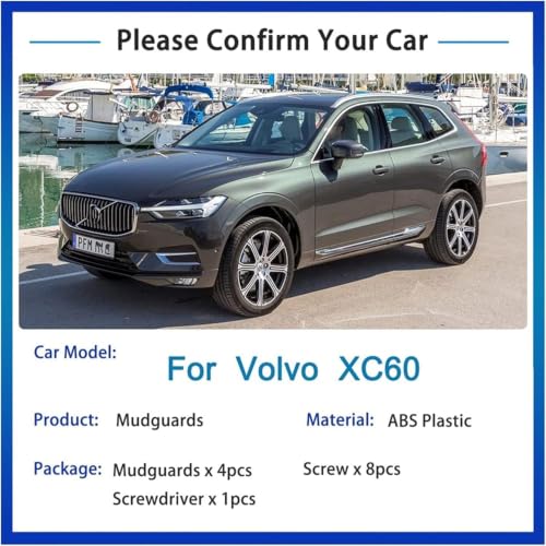 Bavettes Volvo XC60 2018-2020 avec fixations de sécurité - 3