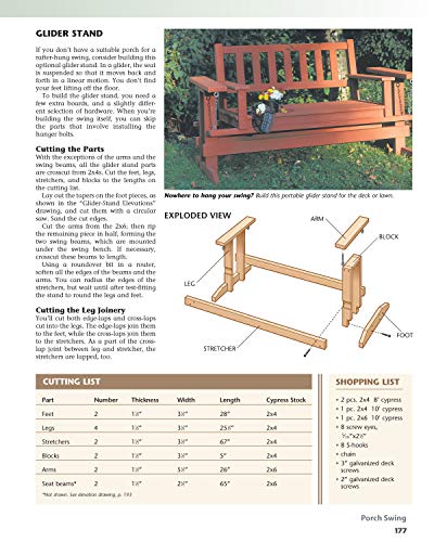 Yard and Garden Furniture, 2nd Edition: Plans and Step-by-Step Instructions to Create 20 Useful Outdoor Projects (Creative Homeowner) DIY Benches, Rockers, Porch Swings, Adirondack Chairs, and More - Image 9