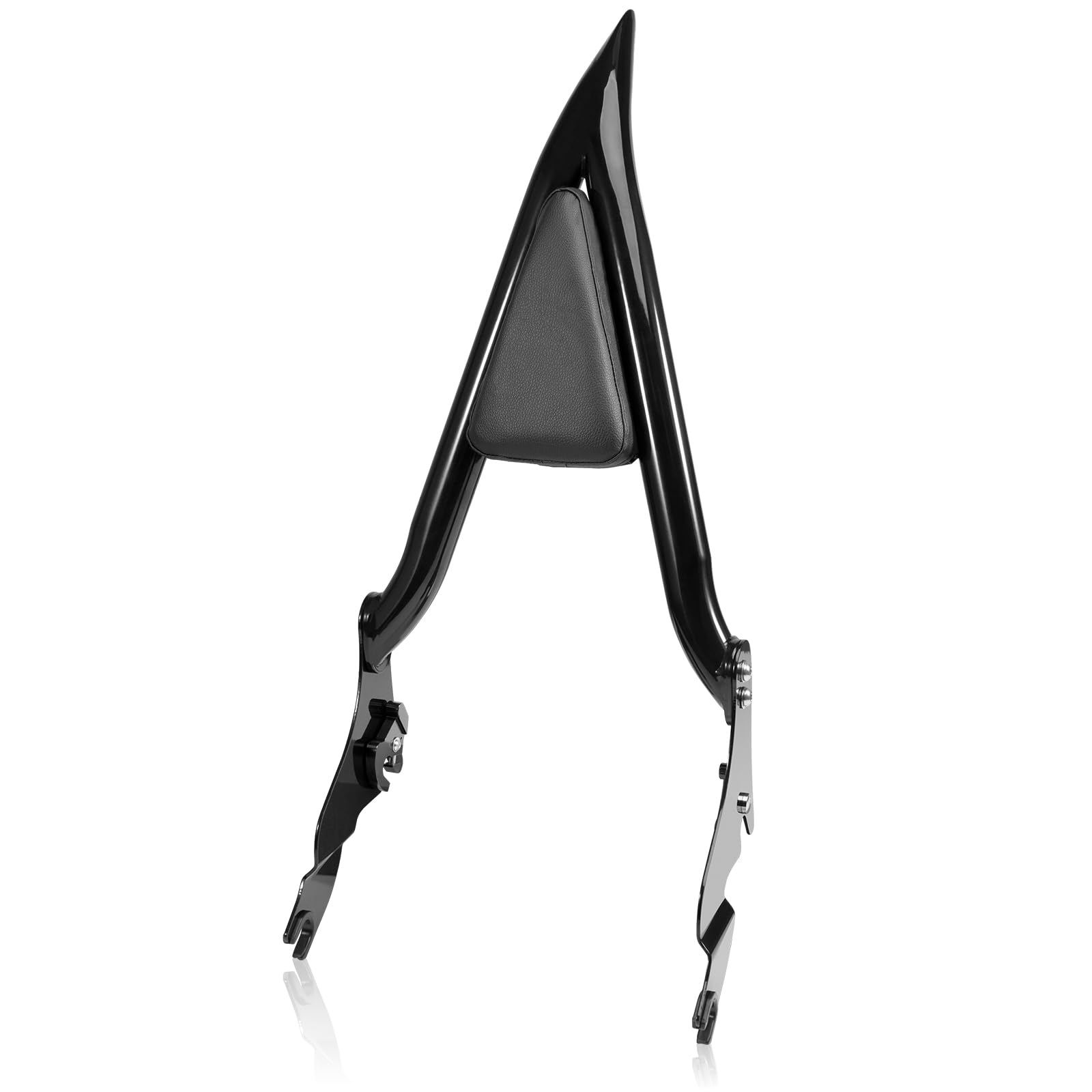 Eumti 28" Tall Detachable Sissy Bar For Harley Touring Models 2009-2023 - Quick Release Passenger Backrest With Pad