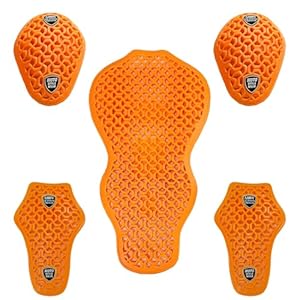 5 Pc - Ce Level 2 Certified Armor Pads, Level 2 Approved Back, Shoulder And Elbows Armor Protector Inserts For Motorcycle Jackets. 3 51k5lfh4c7l. sl500 . ss300