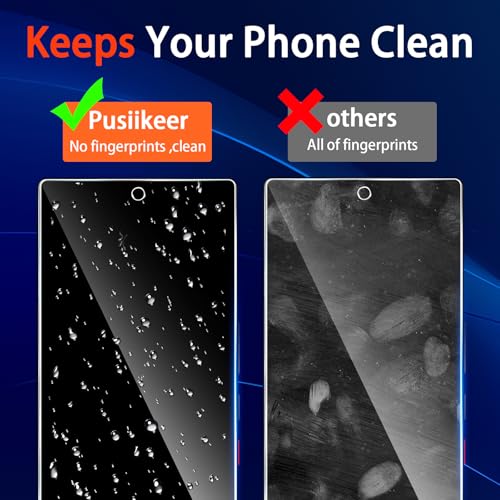 Image of (3 Pack) for ZTE Nubia Red Magic 11 Pro / 11 Pro+ /11 Air /11S Pro / 11S Pro+ Privacy Screen Protector,Anti-Spy Tempered Glass flim,9H Hardness,Anti-Scratch, Case Friendly, Bubble Free