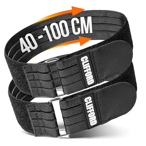 CLIFFORD Klett Spanngurte I Extra Breit I 50mm I Spanngurt Fahrradträger,...