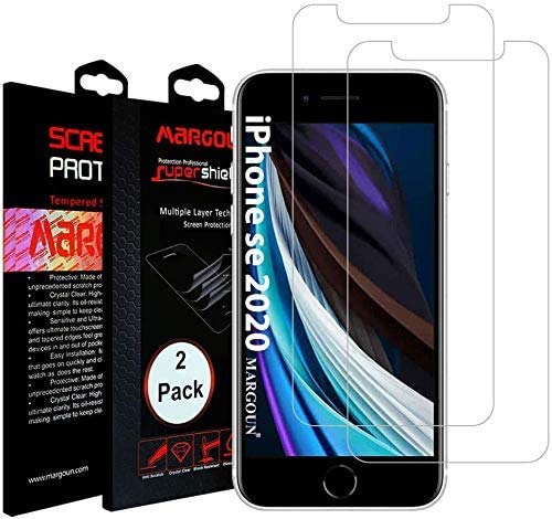 2 pack for iPhone SE 2020 Screen Protector Tempered Glass