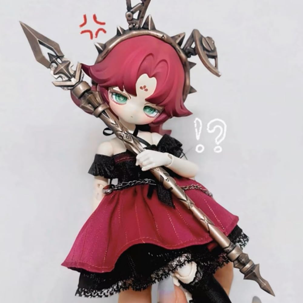 niannyyhouse Blind Box Figurines 1/8 BJD Moonlight Fairy Tale Series, Ball Jointed Doll with Clothes, Action Figure Collectable (4PCs)