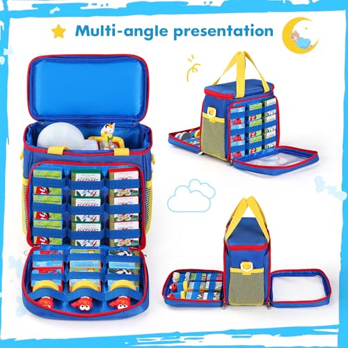 Jaffzora Carrying Case Compatible with Little Tikes Story Dream Machine Books Starter Set, Portable Storage Bag for Story Books, Audio Play & Character with Handle and Shoulder Strap by Jaffzora - Image 4