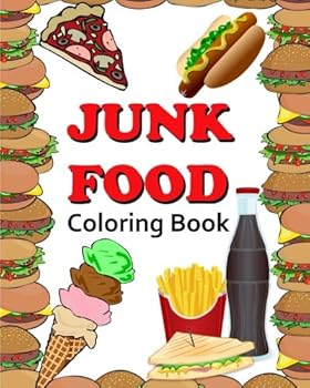 Paperback Junk Food Coloring Book