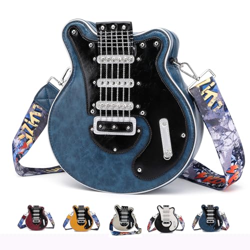 Guitar Purse Music Trendy Crossbody Shoulder Bag for Women and Men