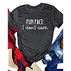 Fun-Fact-I-Dont-Care-Shirts-for-Women-Funny-Shirt-Tops-Summer-Casual-T-Shirt-Top-Tees Fun Fact I Don't Care Shirts for Women Funny Shirt Tops Summer Casual T-Shirt Top Tees (Dark Grey, Medium)