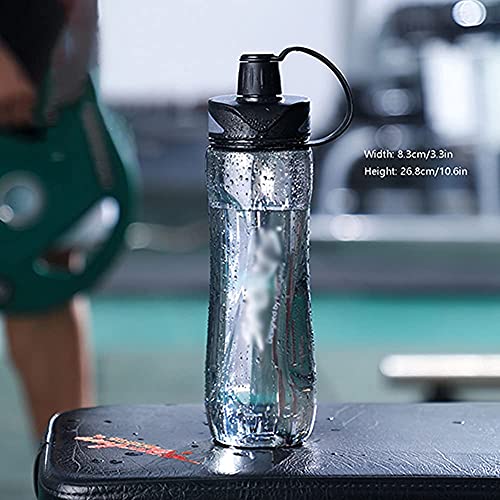 Waterfles Waterfles Plastic Waterfles Screw-on Cap Sports Waterfles voor Camping Wandelen Travel Sports Outdoors Fles (Kleur: Oranje) - Image 3