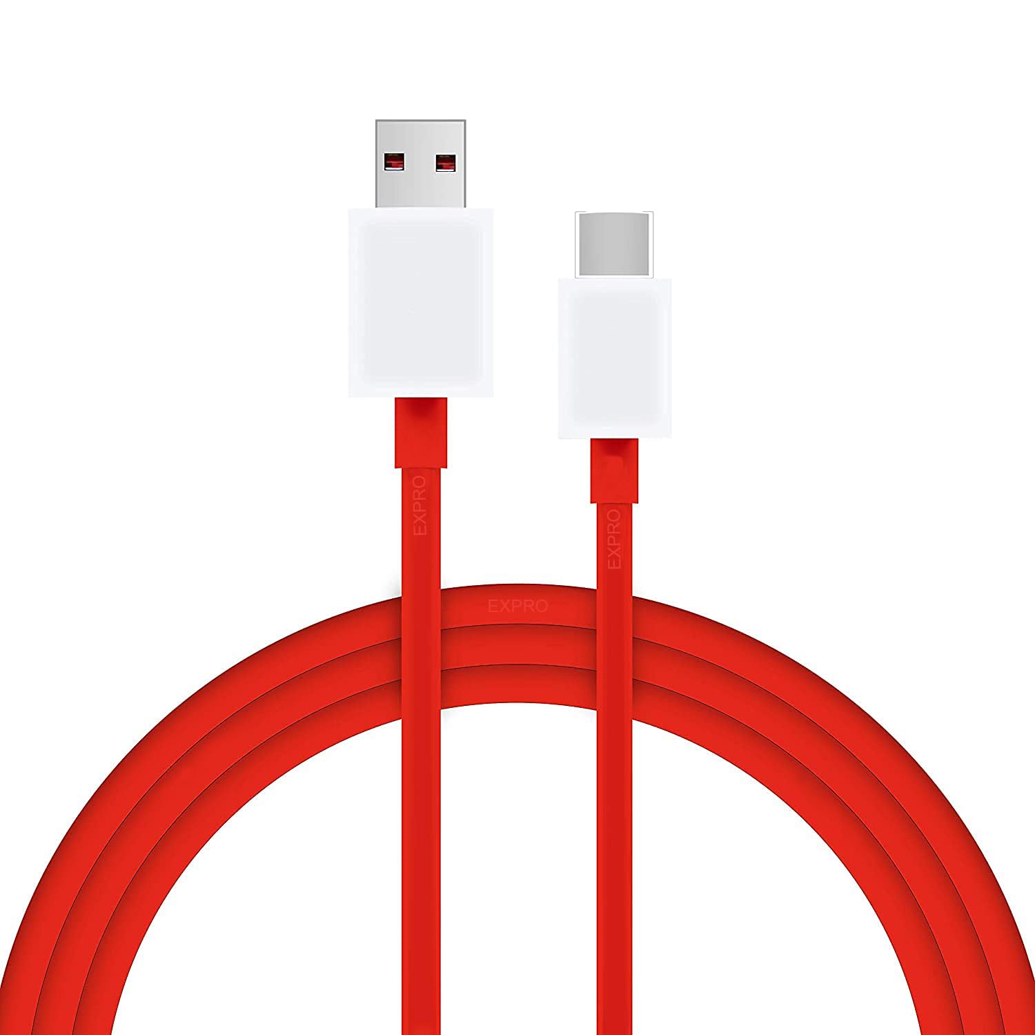Expro Data Cable 8 A Silver Wrap OEM 65W-10W/6.5A | WARP/Dash Type C Charger Cable Compatible for One Plus 8T/8/8pro/7 Pro/7T/ 7T Pro Nord and Dash Charge for One Plus 3/ 3T/ 5/ 5T/ 6/ 6T/ 7 (1M, RED) (B0D815L5XN) Amazon Price History, Amazon Price Tracker