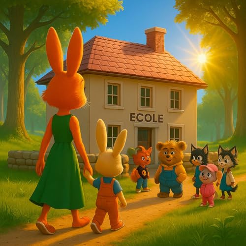 Page de couverture de Petit Lapin à l'école