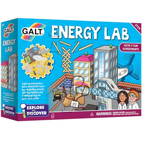 GALT Energy Lab Kids Science Kit with 7 Fun Hands-On Physics Experiments