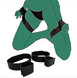 GAOLUWAN BDSM Sex Bondage Restraints for Ankles and Wrists Bar Sex Handcuffs Bracelets for Women Fuzzy Hand Cuff Set for Adults Bedroom with Safety Release Pink Sex Resistance Bands Women Bed Sweater
