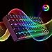 Docooler MOTOSPEED CK61 Teclado mecánico para Juegos RGB Interruptores Azules OUTMU Teclado...