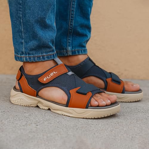 Image of FUEL Gabbroo Comfortable & Lightweight Casual Sports Sandals for Mens with Anti-Skid & Flexible EVA Sole for Running, Walking