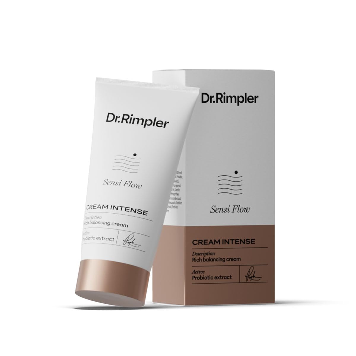 Dr. Rimpler Sensi Flow CREAM INTENSE 50ml - gehaltvolle 24h-Creme mit probiotischem Wirkstoffkomplex - Regenerationspflege für reife, trockene und empfindliche Haut - schützt vor oxidativem Stress