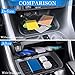 DIAMOOKY Upgraded Center Console Organizer Compatible with Toyota RAV4 2025 2024 2023 2022-2019 Interior Accessories, Armrest Storage Box, Dash Storage Tray(Not for New 10.5'' Multimedia Display)-3pcs