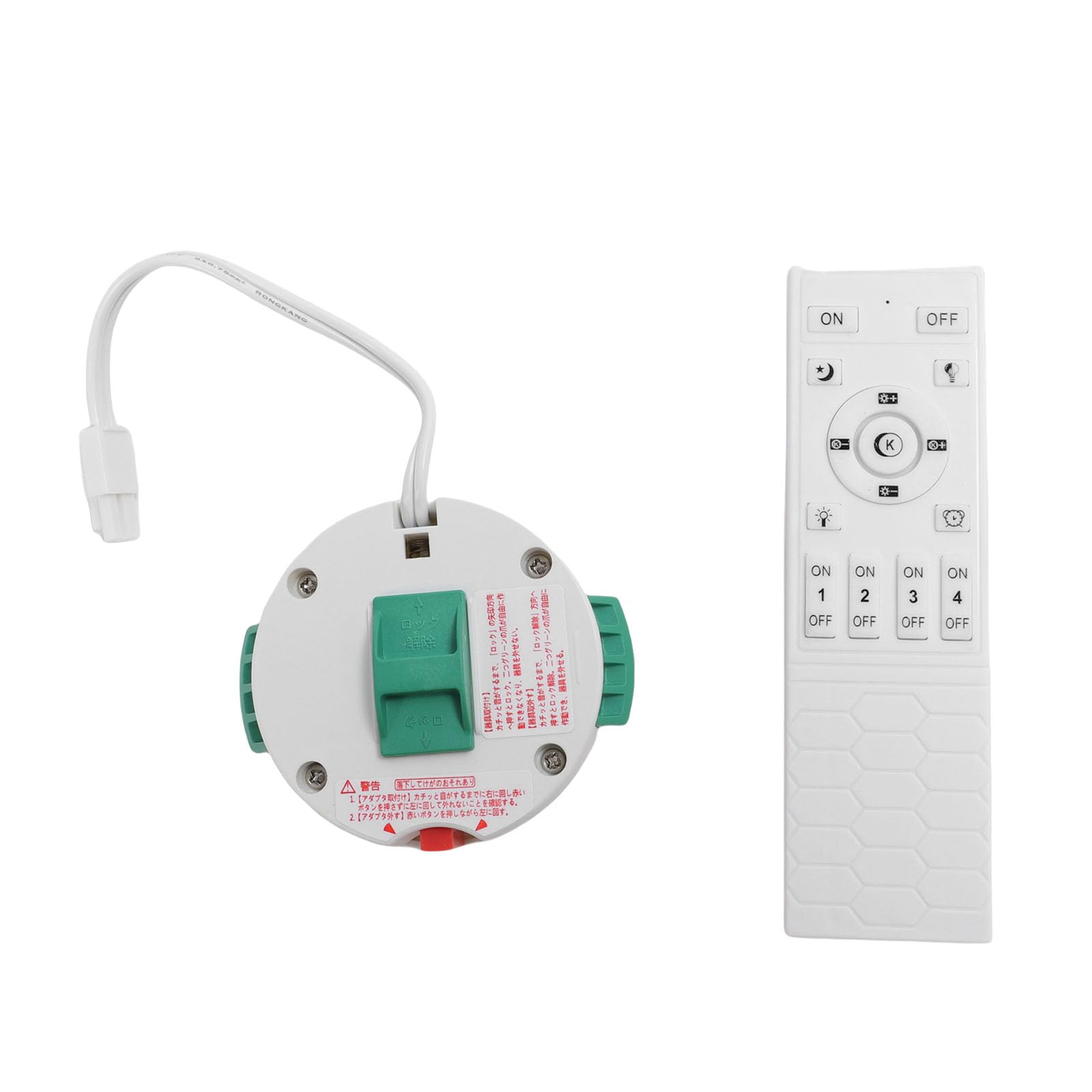 FTVOGUE 2-pierścieniowa Sufitowa LED 3000–6000 K z możliwością Przyciemniania za pomocą Pilota i Funkcji Pamięci do Sypialni, Salonu, Kuchni (BLACK)