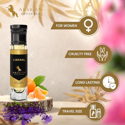 Arabian Opulence FR310 LIBERAL Roll-on Perfume Oil | Concentrated Fragrance Body Oil | Long Lasting Oil Based Perfume for Women | Travel Size Alcohol-Free Soft Perfume Oil Bottle (6ml) - Image 6