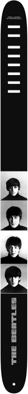 Perris Leathers | Beatles Guitar Strap - Leather | 2.5’’ Wide, Adjustable 44.5" - 53" Long (Bass, Electric and Acoustic Guitar Strap) P25TB-6080