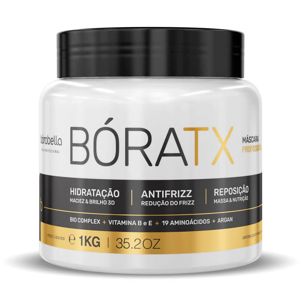 Borabella | BoraTX Organic 19 Amino Acids | Replenishes Mass and Intensely Anti-Frizz | 1000 g