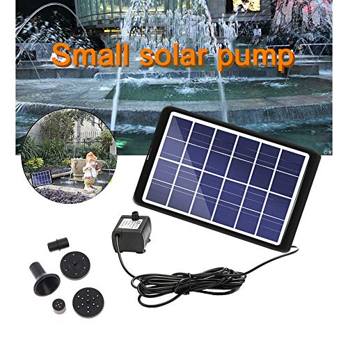 Jjsm Outdoor Solar Water Pump Submersible Circulation Pump Rockery Pool Garden Fountain Pump Garden Irrigation Tool