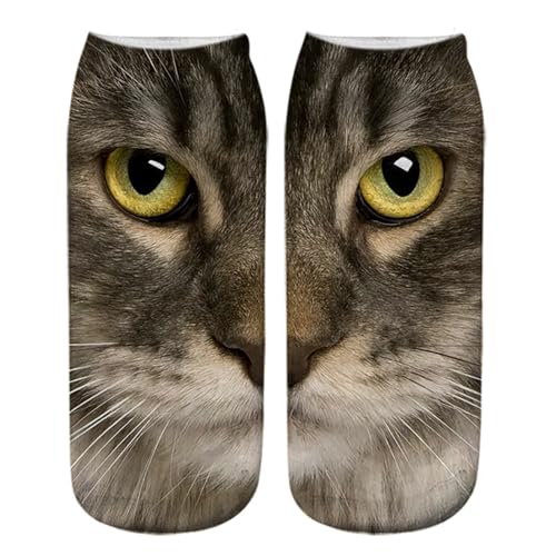 YiNLuax Divertidos calcetines de animales para hombres y mujeres, novedades, estampado 3D, botín de animales, divertido, estampado, algodón, vestido, regalos, novedades, calcetines, e, Talla única YiNLuax Divertidos calcetines de animales para hombres y mujeres, novedades, estampado 3D, botín de animales, divertido, estampado, algodón, vestido, regalos, novedades, calcetines, e, Talla única