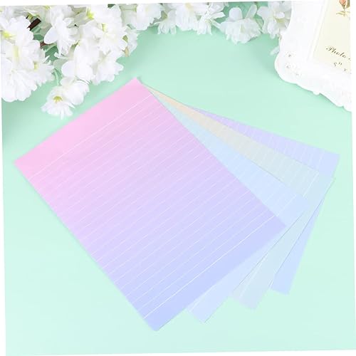 Vista 3 de STOBOK Juego de sobres de papelería, papel de carta, 8 sobres, 16 hojas, bastante práctico