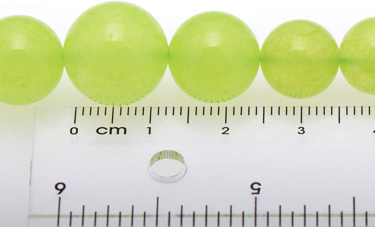 Yellow Agate Beads Graduated Strand Necklace for Women, 18 Inches - Image 4