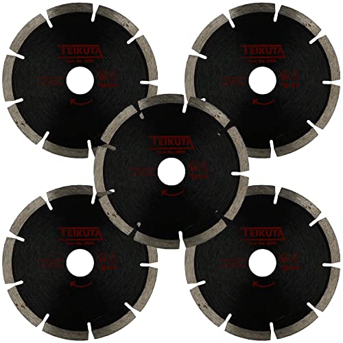 125mm (5”) x 6.4mm Diamond Mortar Raking Disc Pointing Disc Blade Masonry 5pk