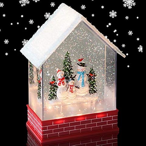 Eldnacele Musical Snow Globe House Cover