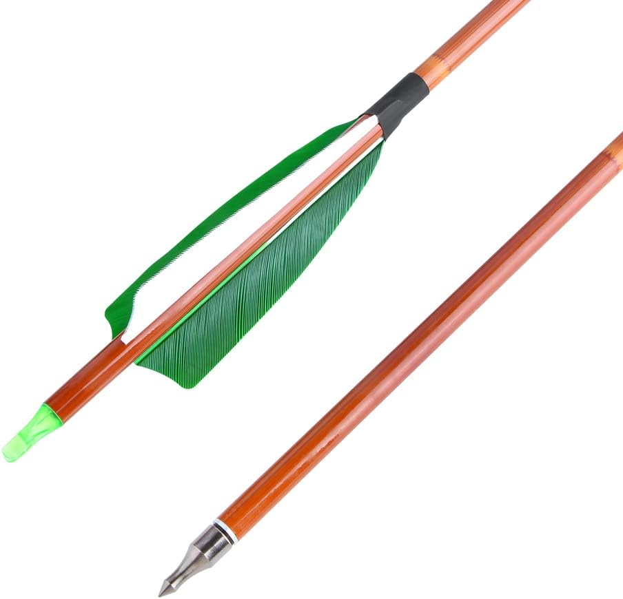 6/12pcs 31.6 Inch Mixed Carbon Arrows OD 7.8mm Spine 500 Shaft Archery for Recurve Compound Bow Target Shooting Hunting