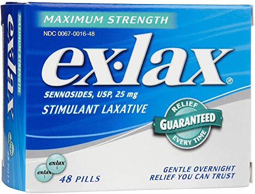 ex-lax Maximum Strength Stimulant Laxative, Pills - 48 ea by Ex-Lax