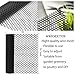 Chicken Wire Fence Mesh, Plastic Hexagonal Fencing for Gardening with Zip Ties, 15.7IN x 10FT Black Poultry Fencing,Garden Netting, Chicken Wire Frame for Crafts, Floral Netting