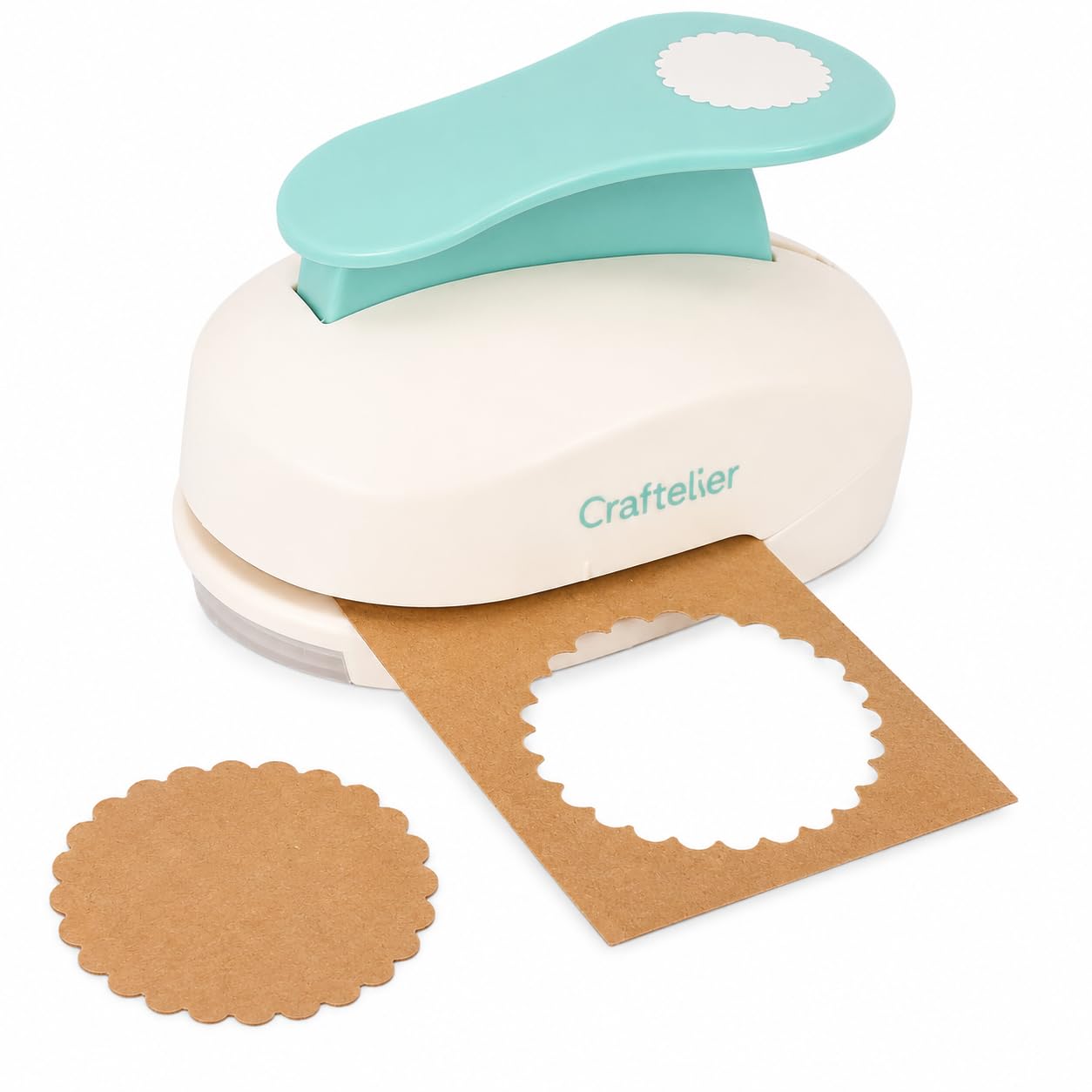 Craftelier - Motivstanzer Wellenkreis 3" (7,62 cm) für Papier und Karton