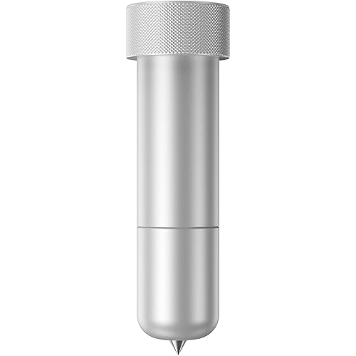 Engraving Tip + QuickSwitch Housing for Cricut Maker 3/Maker/Venture/Explore Series, Premium Tungsten Steel Engraving Tool Tip for Cricut Engraving Designs on Soft Metals, Acrylic, Leather and More