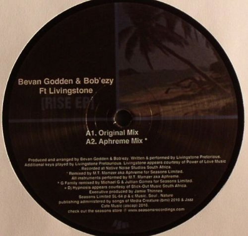 Rise EP - Bevan Godden And Bob'ezy Ft Livingstone* 12"