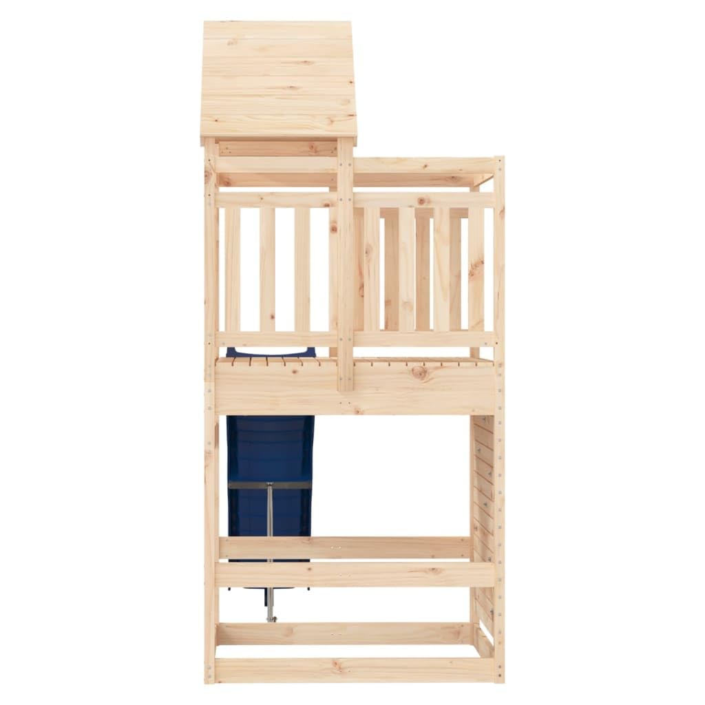 Generico Set da Gioco da Esterno in Legno Massello di Pino,Marrone,58.44kg,3156982