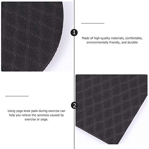Almofada de Joelheira BESPORTBLE 4 peças para Ioga, Exercícios, Yoga, Tapete para Estar em Casa ou A