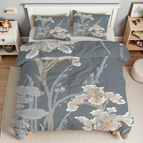 Housse de couette en microfibre douce pour lit double sans repassage - 3