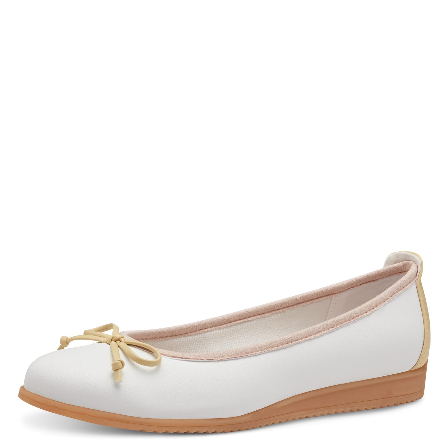Marco Tozzi Damen Ballerinas Runde Spitze mit Schleife