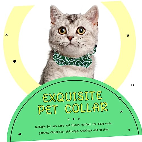 Collier de chat réglable avec son pendentif arc chic et sa petite cloche sonore - 6