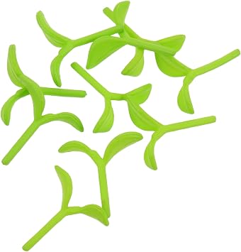 10pcs Lifelike Miniature Bean Sprout Models for Micro Landscape Decoration Artificial Plant Ornaments for Dollhouse Fairy Garden and DIY Crafts