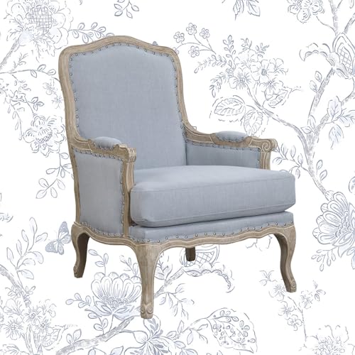 Image of Modern Living Room Lounge Chair |Upholstered in Polyester | Teak Wood Bransford Armchair | Dining Chair for Home Furnitures |- (151851209)