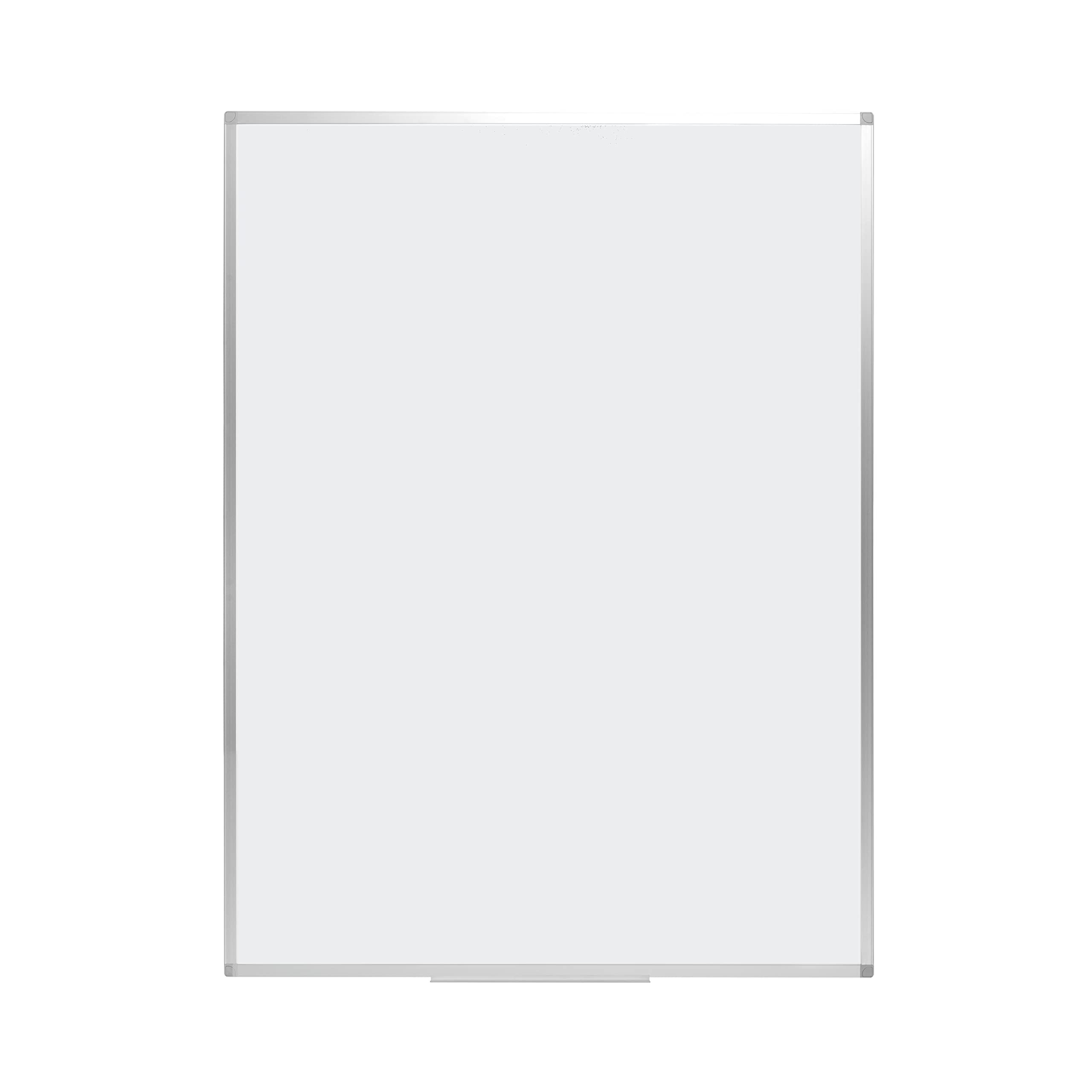 Magnetisches Whiteboard 90 x 60 cm, Mit Aluminiumrahmen und Stifteablage, Tocken Abwischbar, Wiederbeschreibbar, 2 Stück
