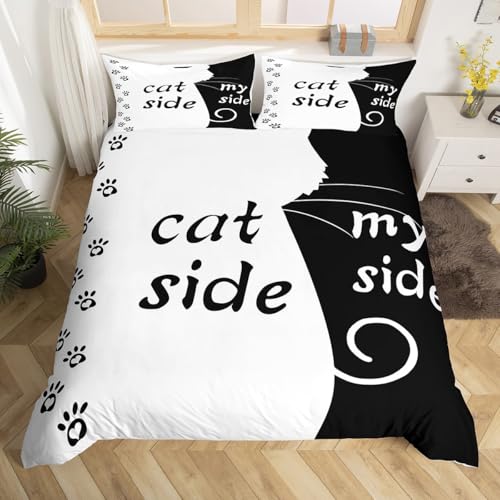 Funda de Edredón de Gato Juego de Ropa