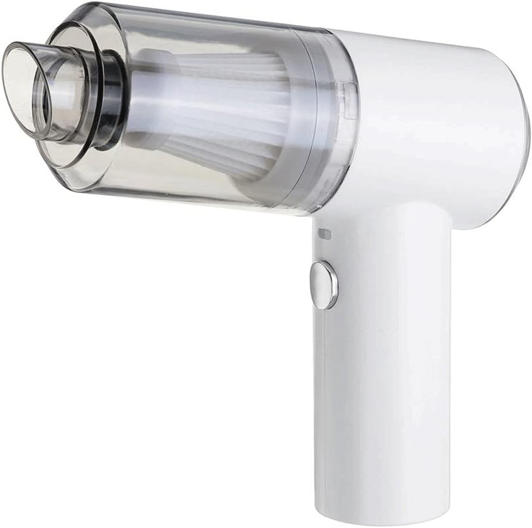 Vacuum Cleaner Car Vacuum Cleaner Cordless Vacuum Home & Car Dual Use Vacuum Cleaner (Color : White)
