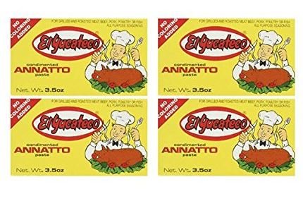 El YucatecoAchiote Paste 3.5 oz (Pack of 4)