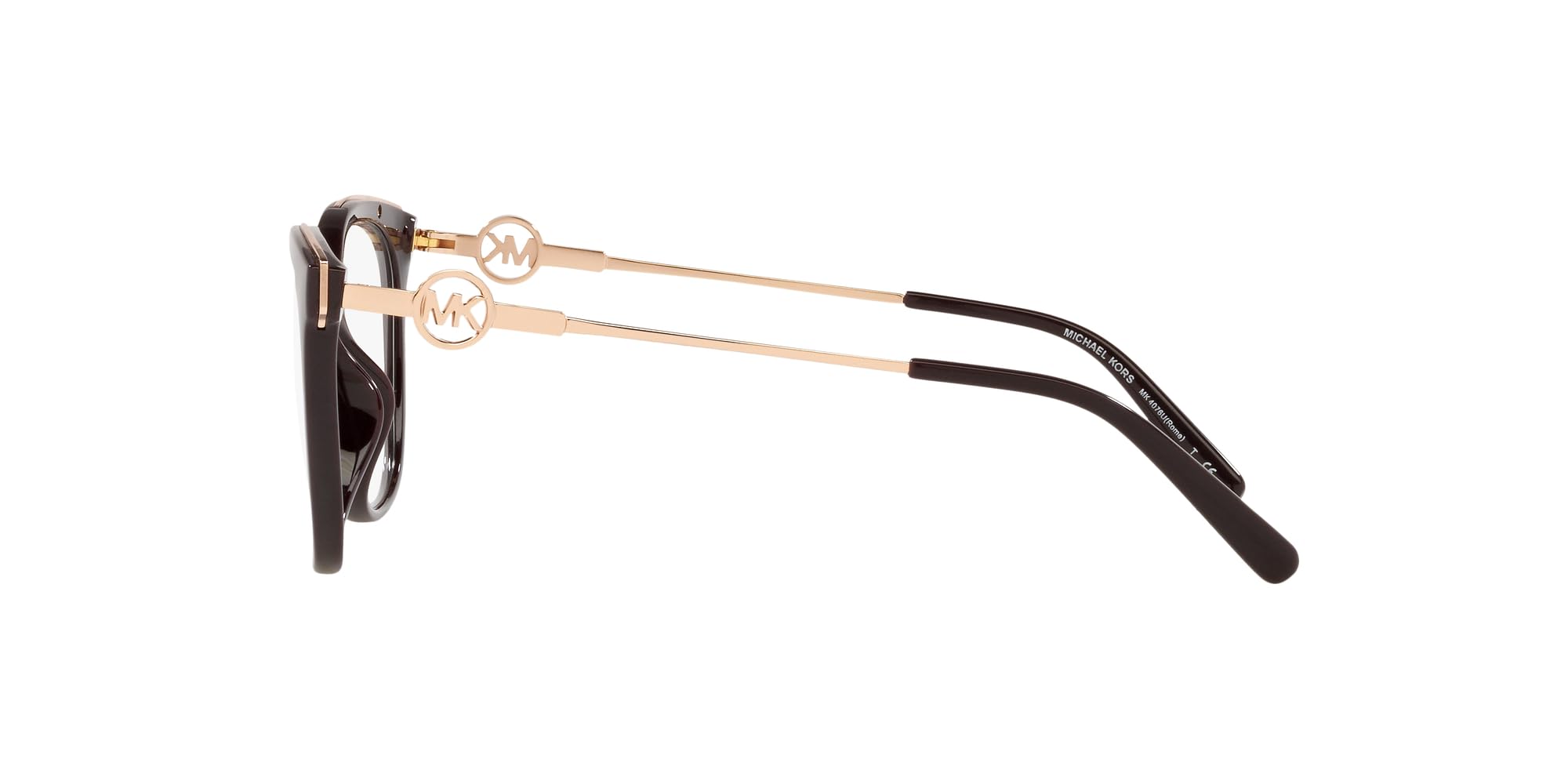 Michael Kors 0MK4076U Okulary, Brązowy/Złoto Różowe, 54 Unisex-Dorosły, Brązowy/Różowe złoto, 54