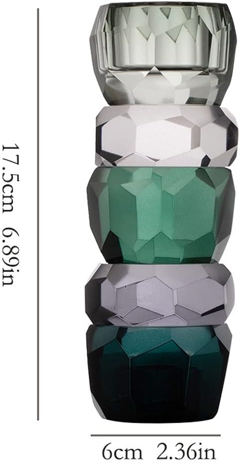 candle-holder Crystal Glass Candle Holder Lamp Luxury Romantic Desktop Home Candle Holder Decoration Creative Modern Dining Table Candle Holder candlestick